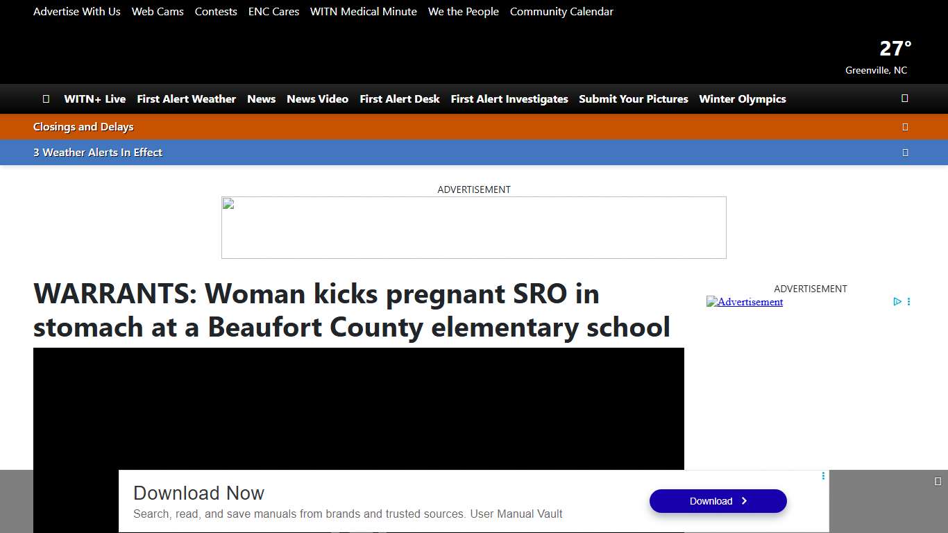 WARRANTS: Woman kicks pregnant SRO in stomach at a Beaufort County elementary school
